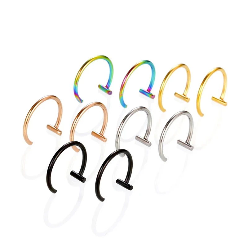 Body Jewelry Surgical Steel - 5 sztuk – kolczyki w kształcie