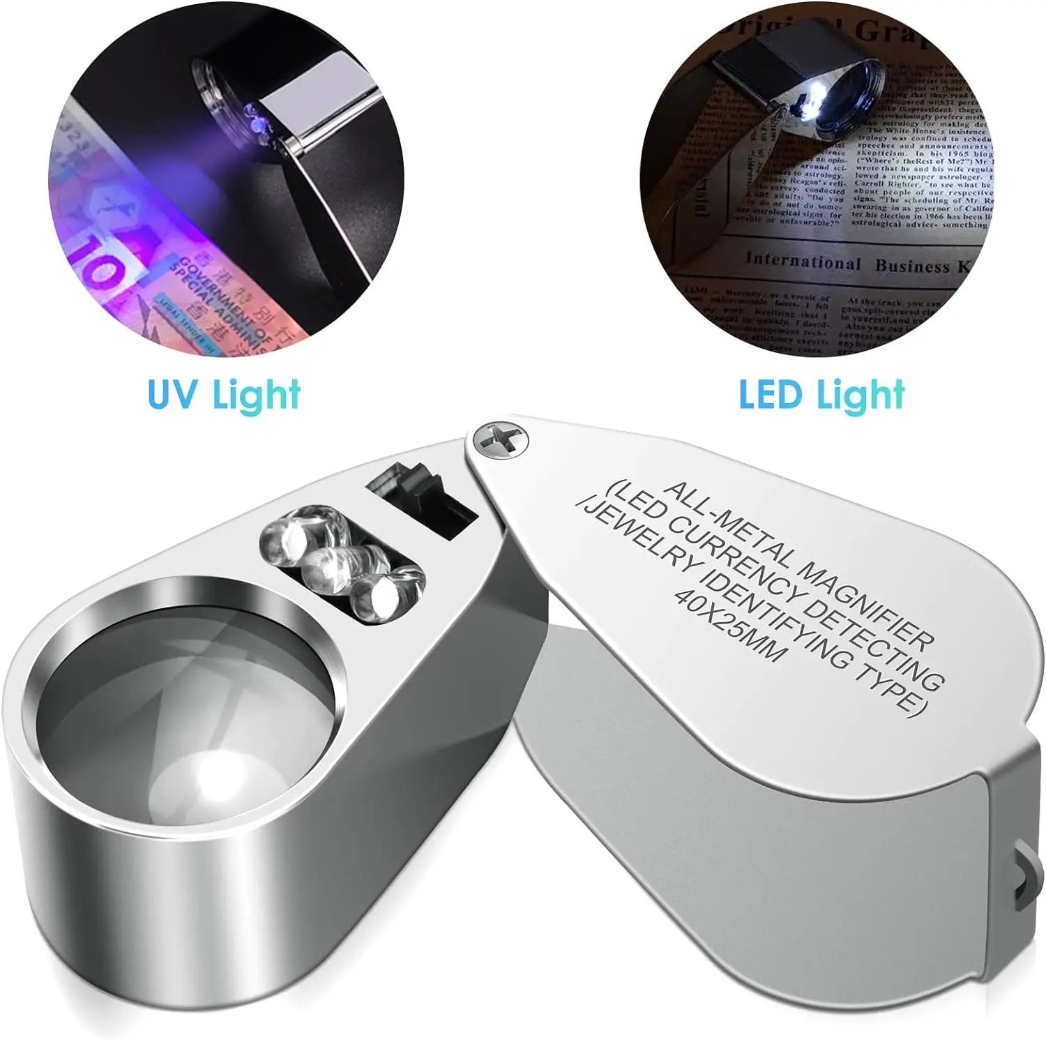 Lupa jubilerska 40X z podświet – Body Jewelry Repair recenzja i cena