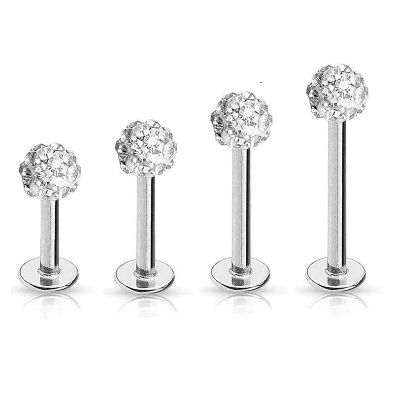 4 sztuki, 16G, piercing do ust – Body Jewelry Surgical Steel recenzja i cena