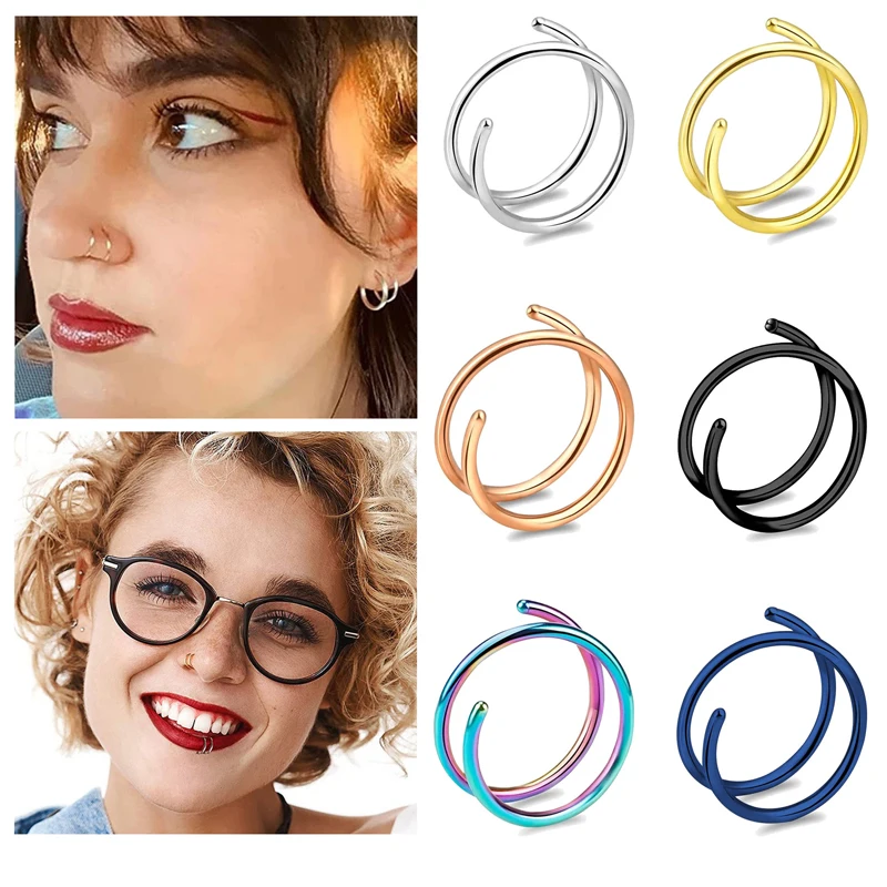 6 szt./zestaw, 20G, kolczyki d – Body Jewelry Surgical Steel recenzja i cena