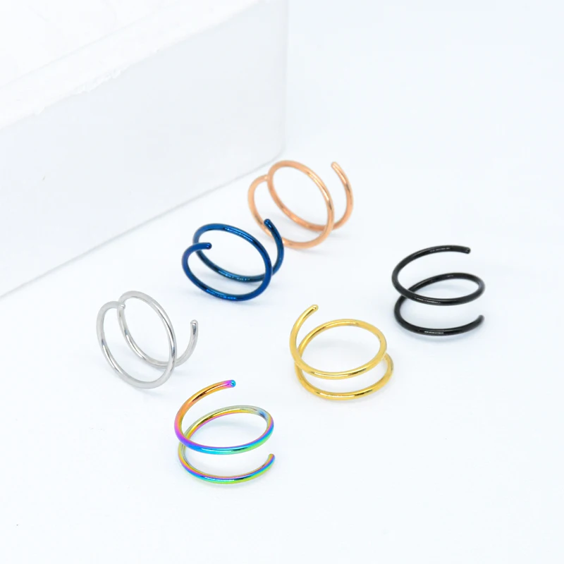 6 szt./zestaw, 20G, kolczyki d – Body Jewelry Surgical Steel recenzja i cena
