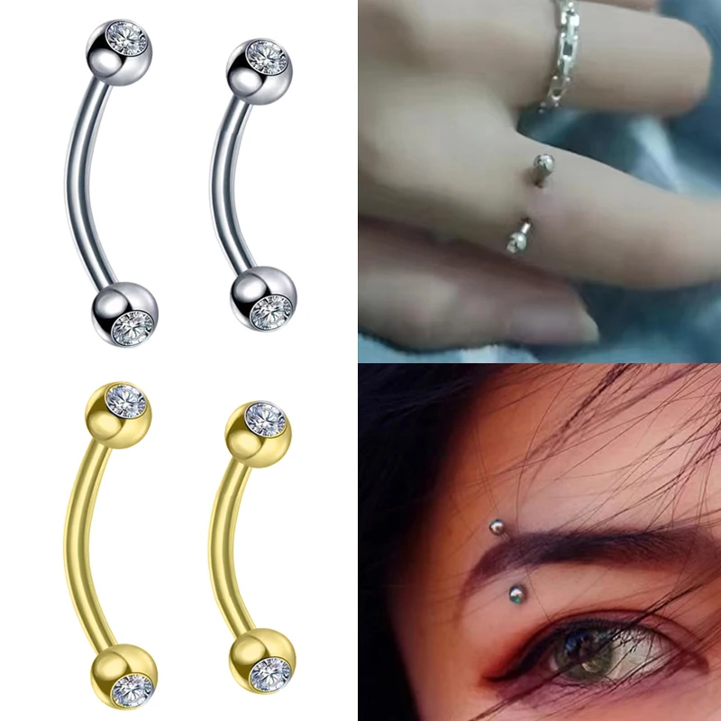 2 sztuki biżuterii do ciała, k – Body Jewelry Surgical Steel recenzja i cena