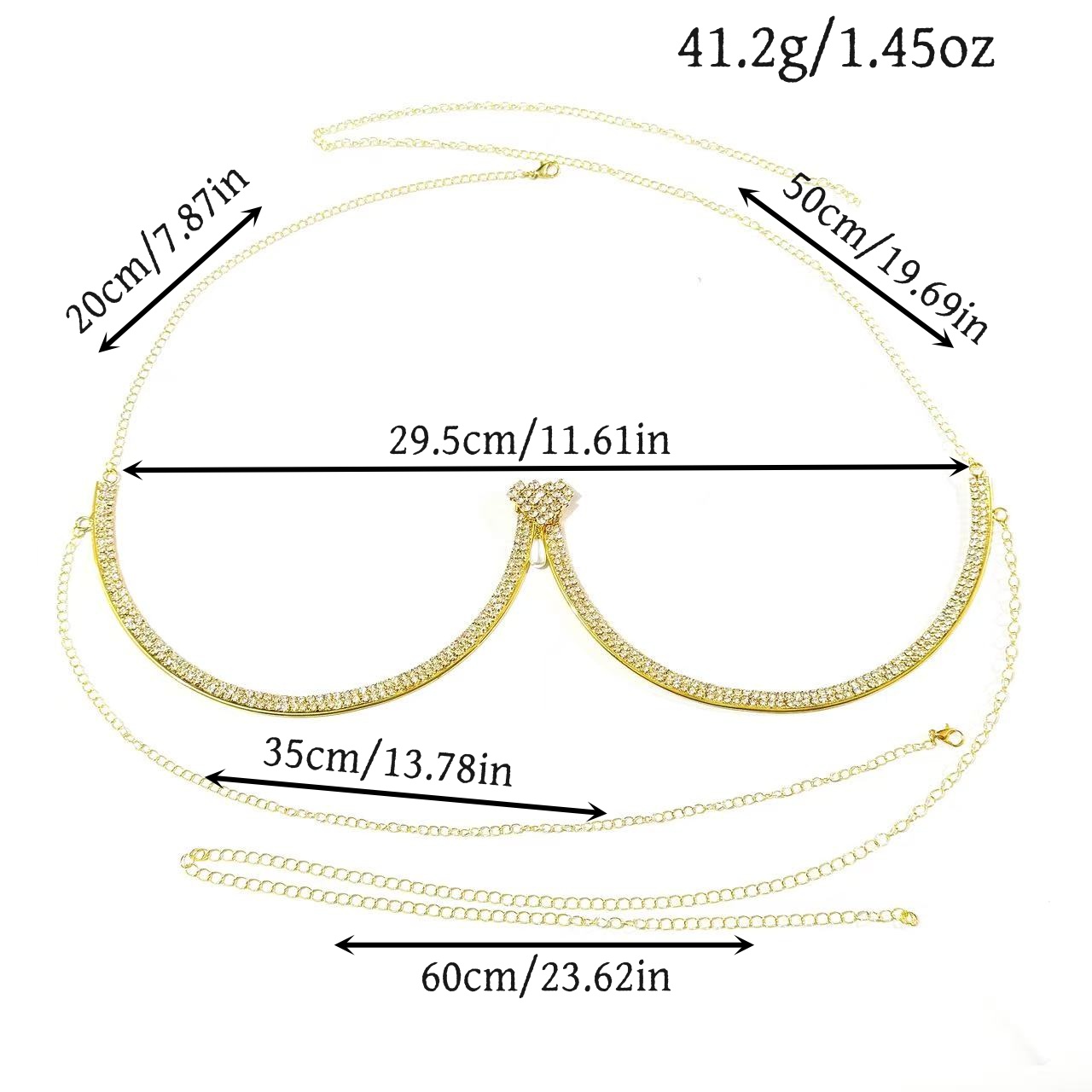 Damski biustonosz z perłową za – Body Jewelry Necklace recenzja i cena