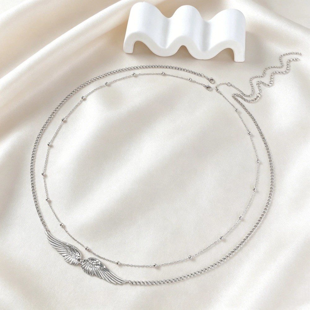 Nowy dwuwarstwowy łańcuszek na – Body Jewelry For You recenzja i cena