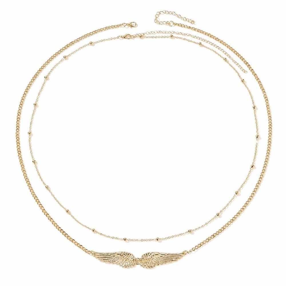 Nowy dwuwarstwowy łańcuszek na – Body Jewelry For You recenzja i cena