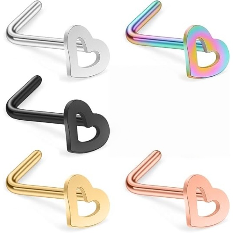 5 sztuk, kolczyki do nosa w ks – Body Jewelry Surgical Steel recenzja i cena