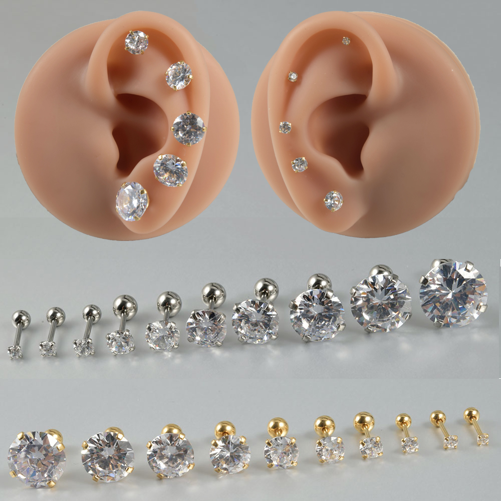 1 para stal chirurgiczna złap  – Body Jewelry Surgical Steel recenzja i cena